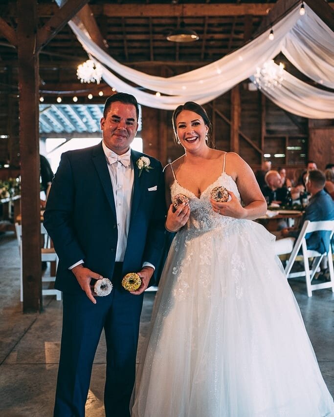 Donut you just love these two ❤️

GAHHH our hearts are SO FLIPPING FULL after spending the day yesterday shooting Stef + David's amazing wedding day! 

The tears were flowing, the dancefloor was open, and the love was seriously all around. We are s