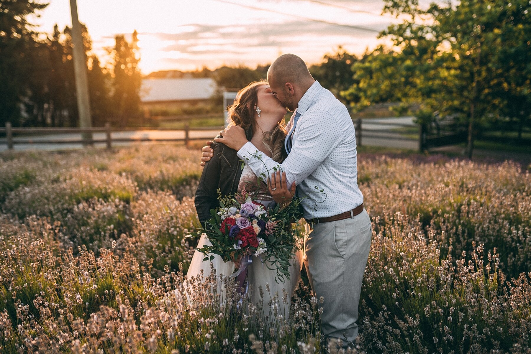 Vancouver Lavender Field Wedding Photography