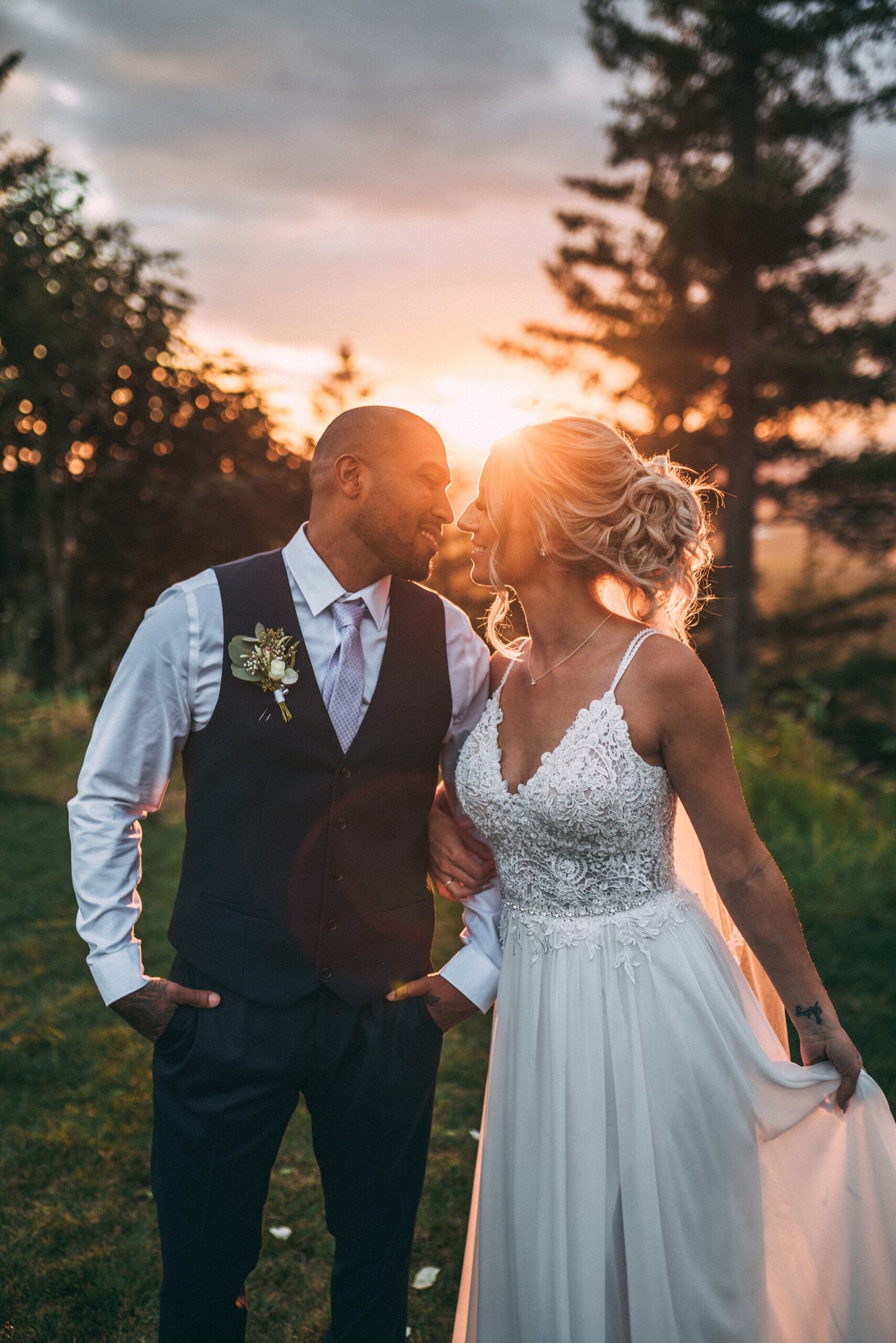 Golden Hour Elopement at Bos Estate - Abbotsford Wedding Photographer