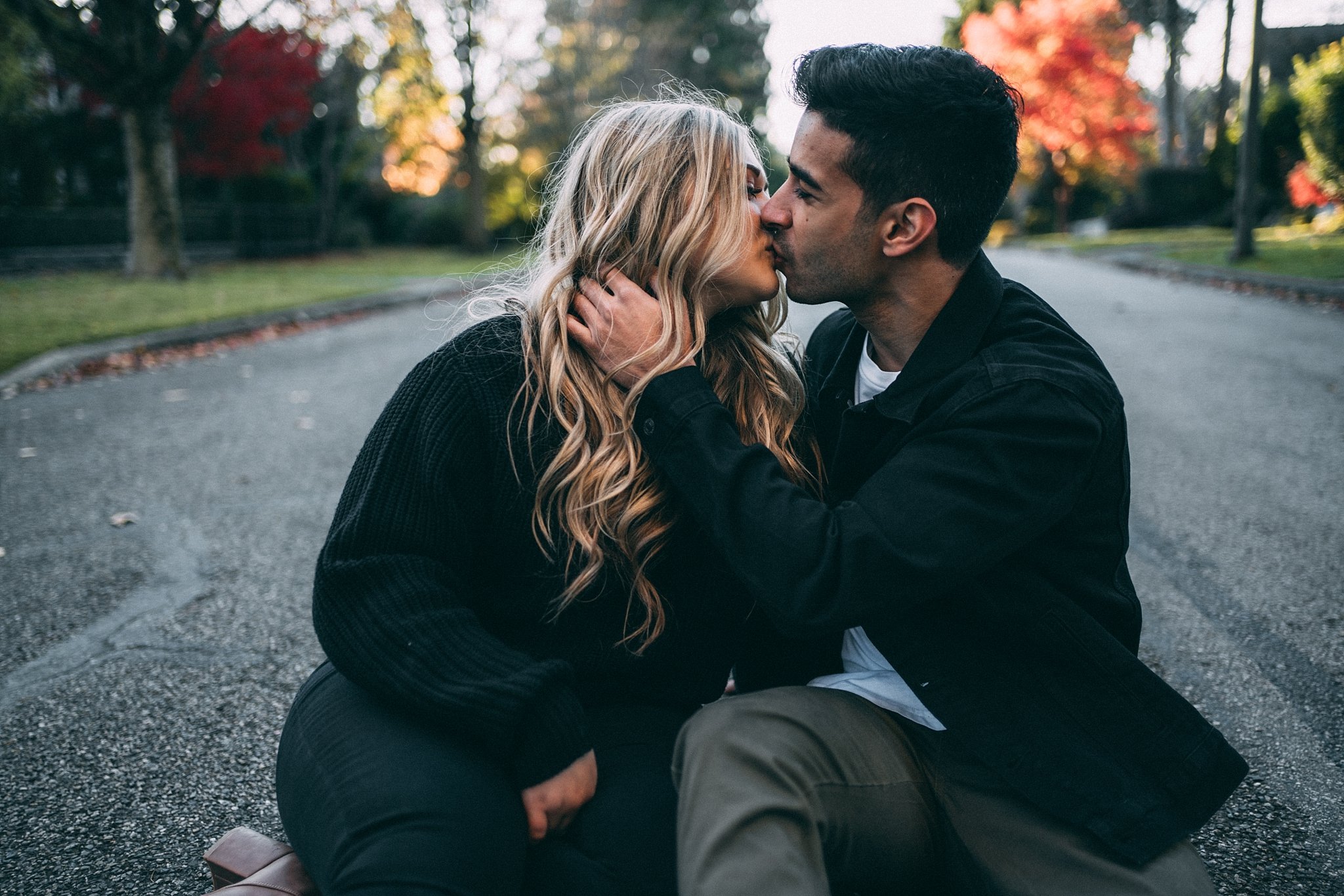 vancouver b.c. fall engagement photos