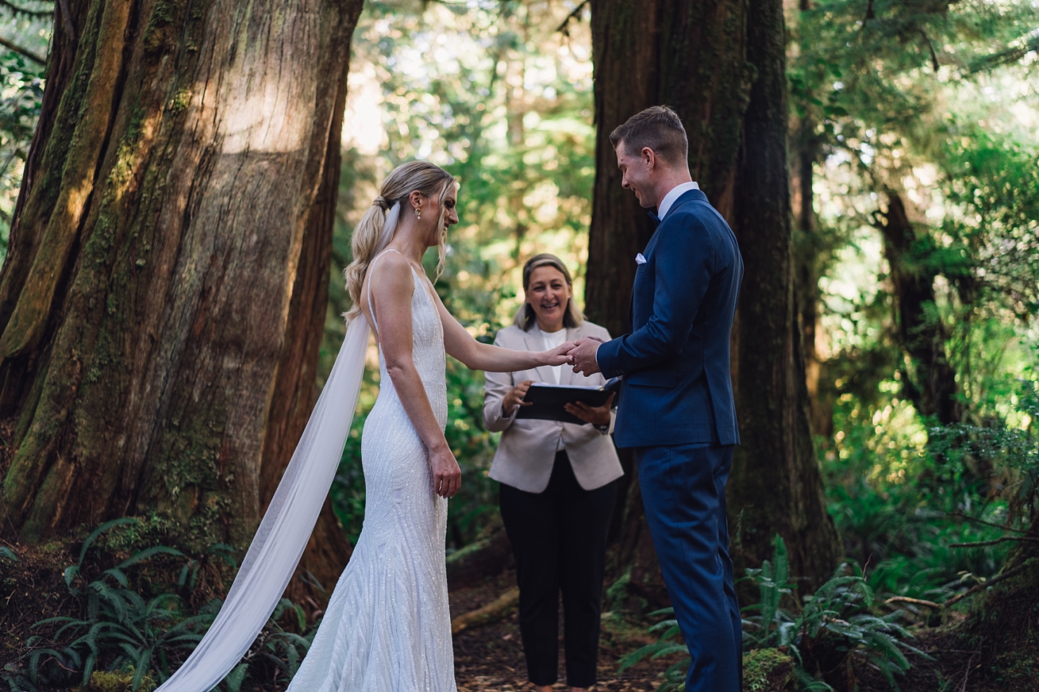 rainforest in tofino wedding